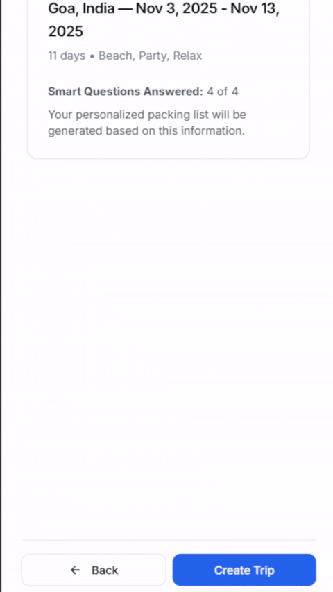 AI Smart List Creation Demo