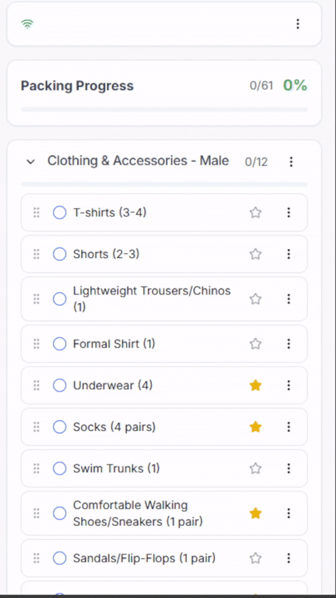 Reusable Sub-Lists Demo